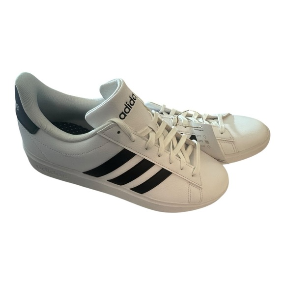 adidas Cloudfoam White and Black Sneakers - Picture 4 of 10